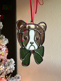 Image 1 of Brown/red Boston bear 