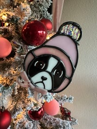 Image 2 of Boston beanie pink 