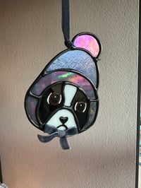 Image 1 of Boston beanie purple/blue 