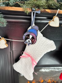 Image 4 of Boston beanie purple/blue 