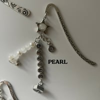 Image 4 of Stray Kids "Divine" Bookmark Collection | Handmade Black & White Beaded Bookmark