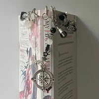 Image 8 of Stray Kids "Divine" Bookmark Collection | Handmade Black & White Beaded Bookmark
