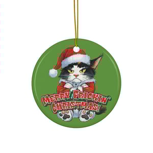 Image of Merry Frickin' Christmas Cat Ornament