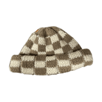 Image 2 of Stone Plaid Beanie