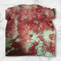 Image 2 of 2xl dark pink and light blueish tye dye
