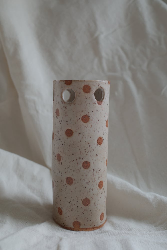 Image of Polka Dot Stem Vase
