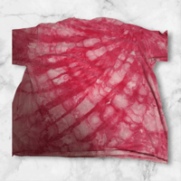 Image 2 of 2xl side spiral dark pink tye dye