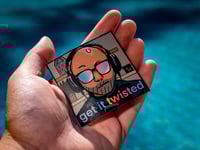 Image 2 of [PREORDER] Northernlion Get It Twisted Holographic Sticker