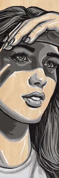 Image 3 of Shady Ladies II by Ella Nilsson - Original Artwork