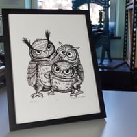 The Owls Limited Edition Print