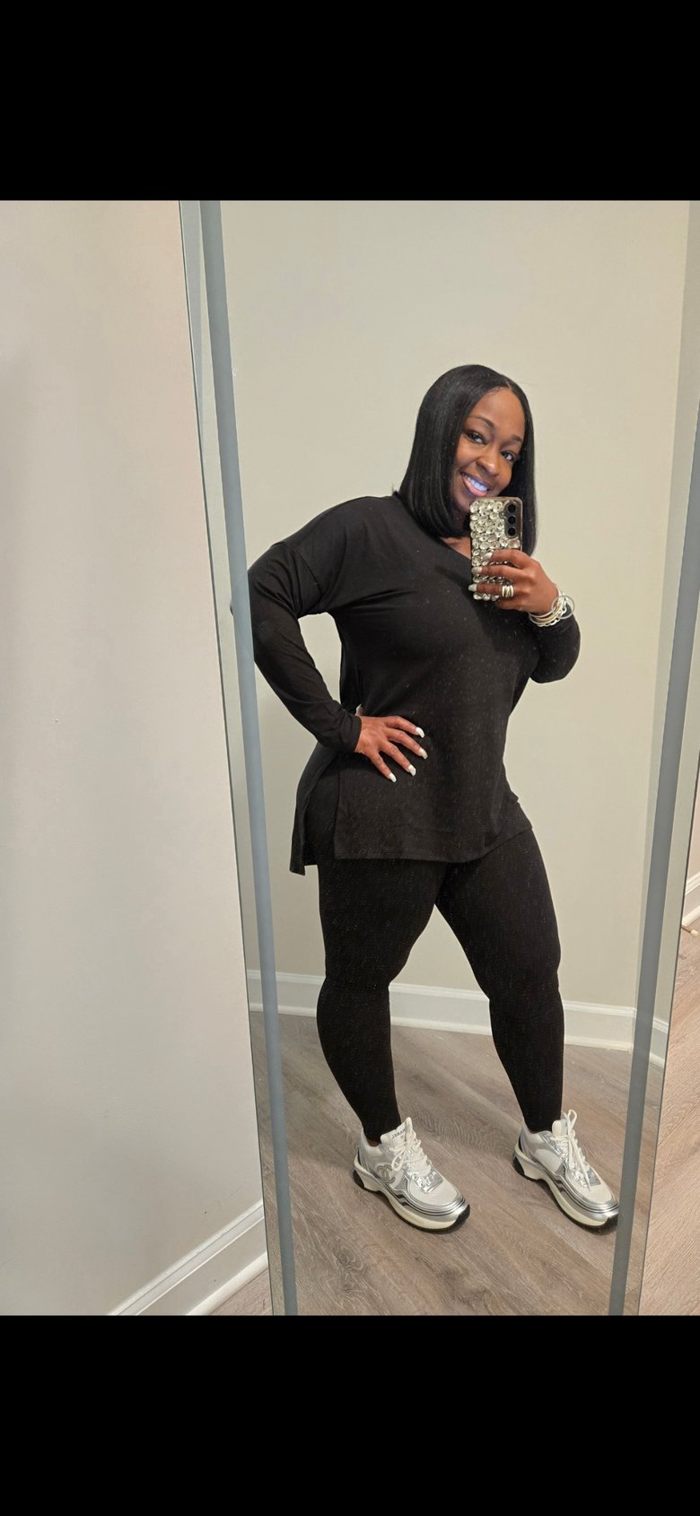 Image of Microfiber Lounge Set ( Navy, Black, Gray)