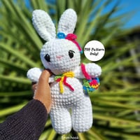 Image 1 of Elle the Easter Bunny Crochet Pattern