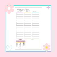 Image 2 of Personalized Weekly Planner