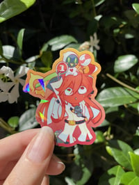 Image 2 of Pikmin Jack-o' Valentine Keychain/Sticker