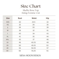 Image 4 of Shelby Rose Top (Femme-Cut)