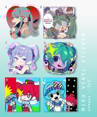 Miku Vinyl Stickers