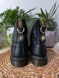 Large Gold Sun Boot Charms