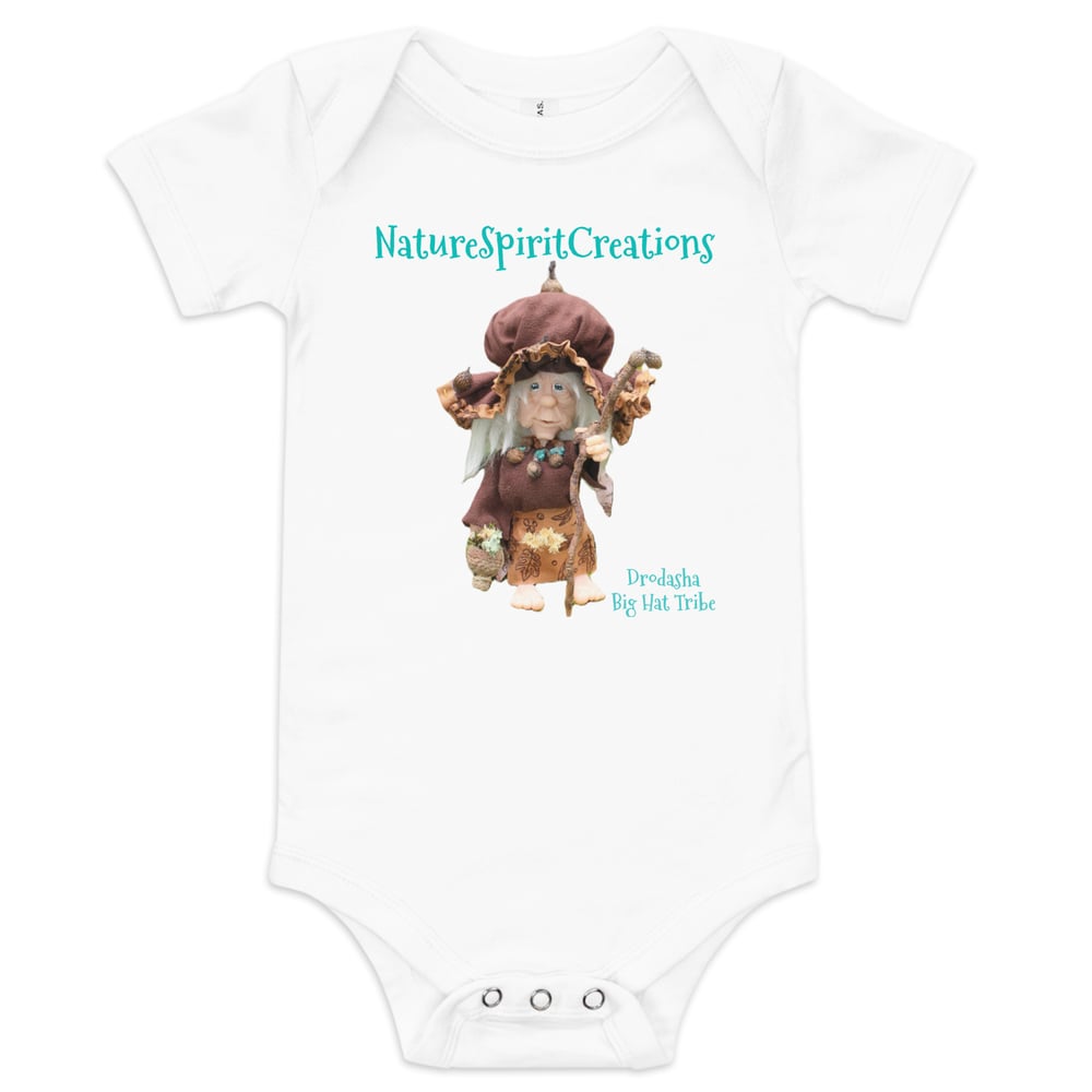 Image of Baby short sleeve one piece Drodasha Big Hat Tribe