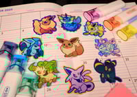 Image 2 of Eeveelution Stickers V2