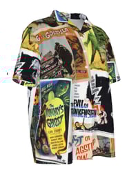 Image 1 of Classic Monster Movie Poster Collage - Women's
