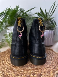 Gold Flamingo Boot Charms