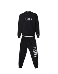 Image 1 of Testify Sweatshirt + Jogger Set
