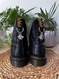 Big Silver Bee Boot Charms