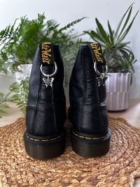 Silver Butterfly Boot Charms