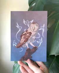 Owl Spirits Art Print