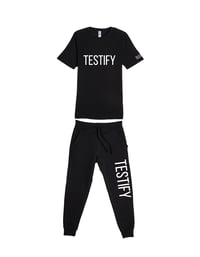 Image 1 of Testify T-Shirt + Jogger Set