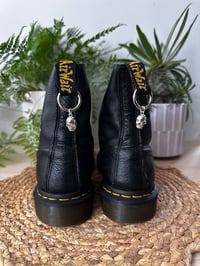 Silver Skull Boot Charms