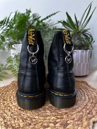 Silver Butterfly Pendant Boot Charms