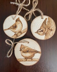 Image 1 of Wood Burn Ornaments