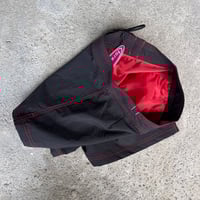Image 3 of Wet - Womens 70's black trunk with red stitch