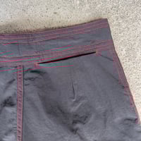 Image 5 of Wet - Womens 70's black trunk with red stitch