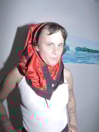 Image 6 of Wet - Womens 70's black trunk with red stitch