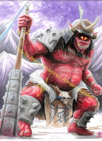 Red Oni Print