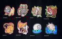 Image 2 of Fossil Pokemon Stickers V2