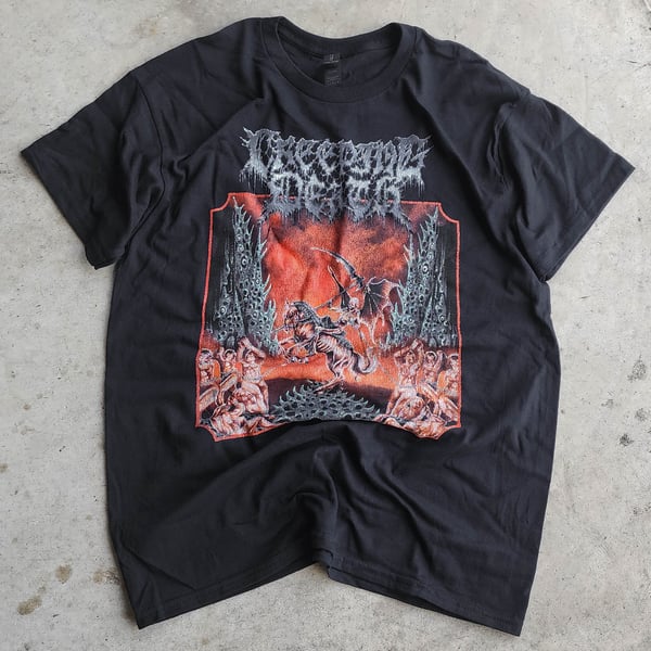 Image of 10 YRS OF TEXAS DEATH METAL T-SHIRT
