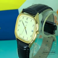 Image 4 of 1984 Seiko Quartz 'Tank' Art Deco Gold Dress Watch (6532-5130)