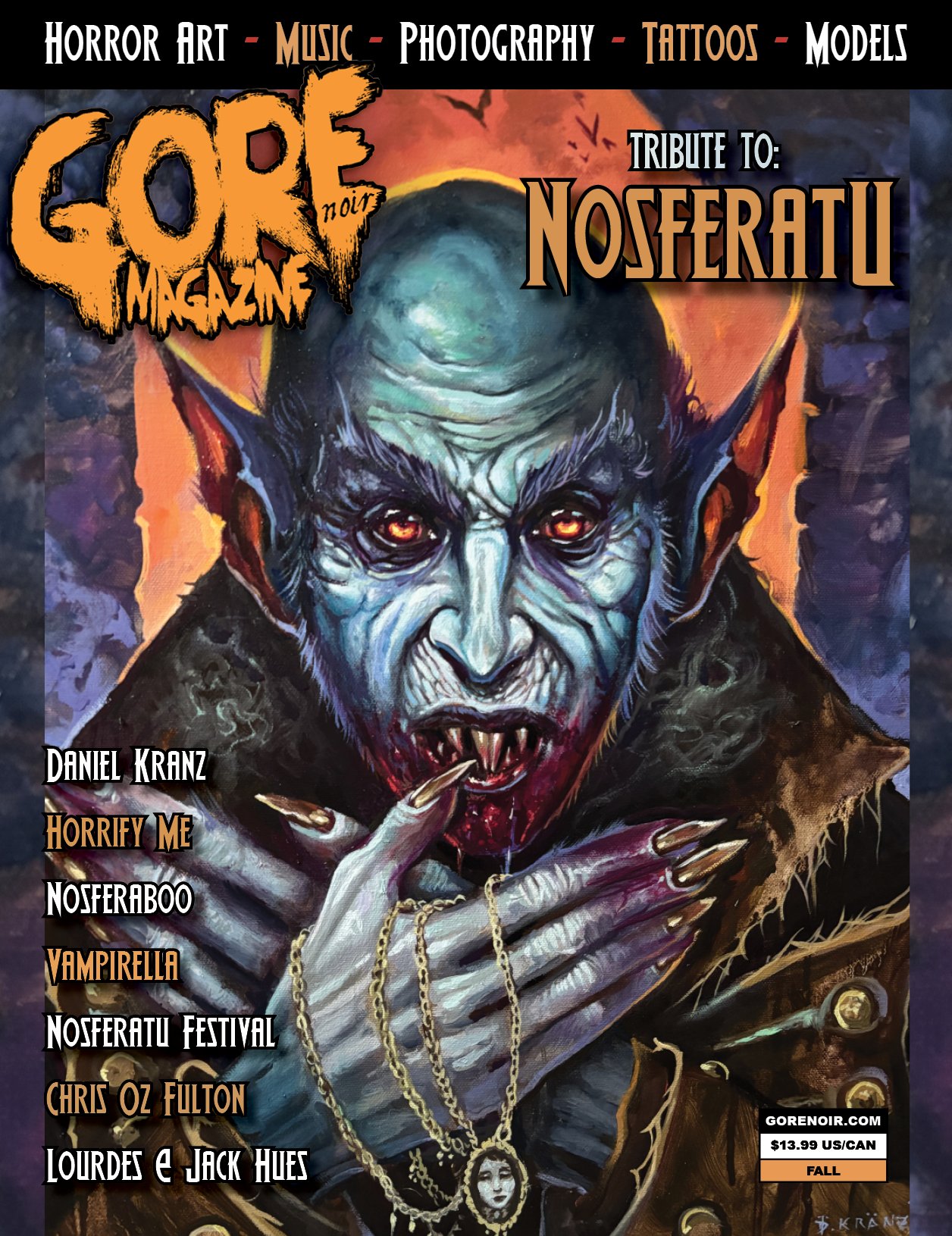 Image of Nosferatu Vampire Tribute Issue Full Size Magazine