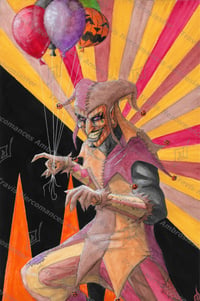Jack-O-Lantern Jester Print