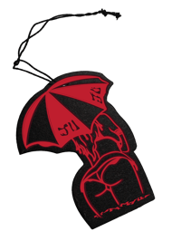 Umbrella Girl Air Freshener - Red on Red (Limit: 50)