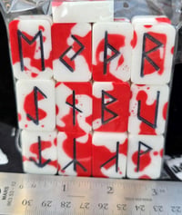 Bloody Themed Resin Cast Runeset