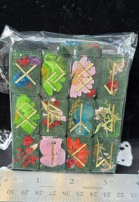 Floral Themed Resin Cast Runeset