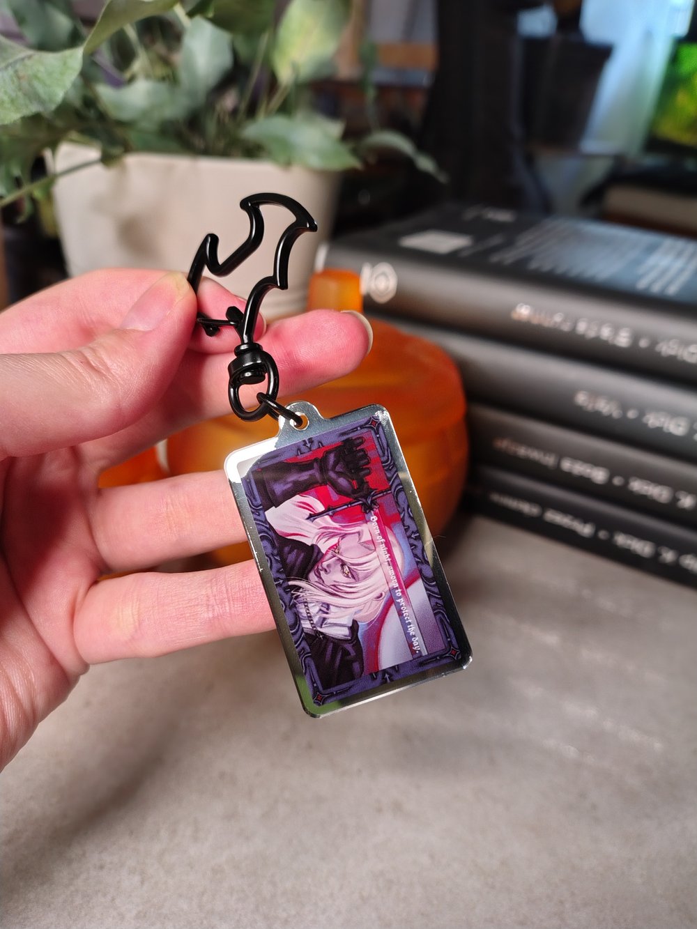 Image of alucard bloodmoon mirror acrylic charm