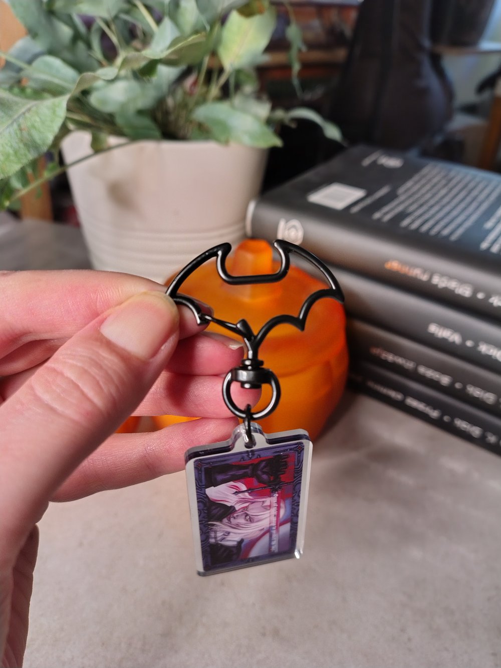 Image of alucard bloodmoon mirror acrylic charm