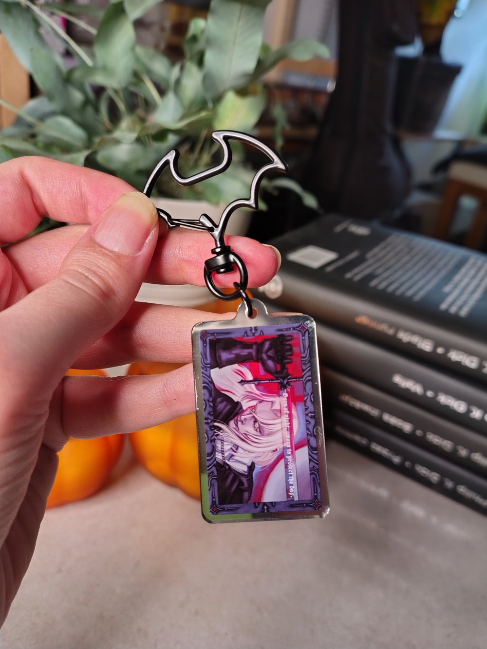 Image of alucard bloodmoon mirror acrylic charm