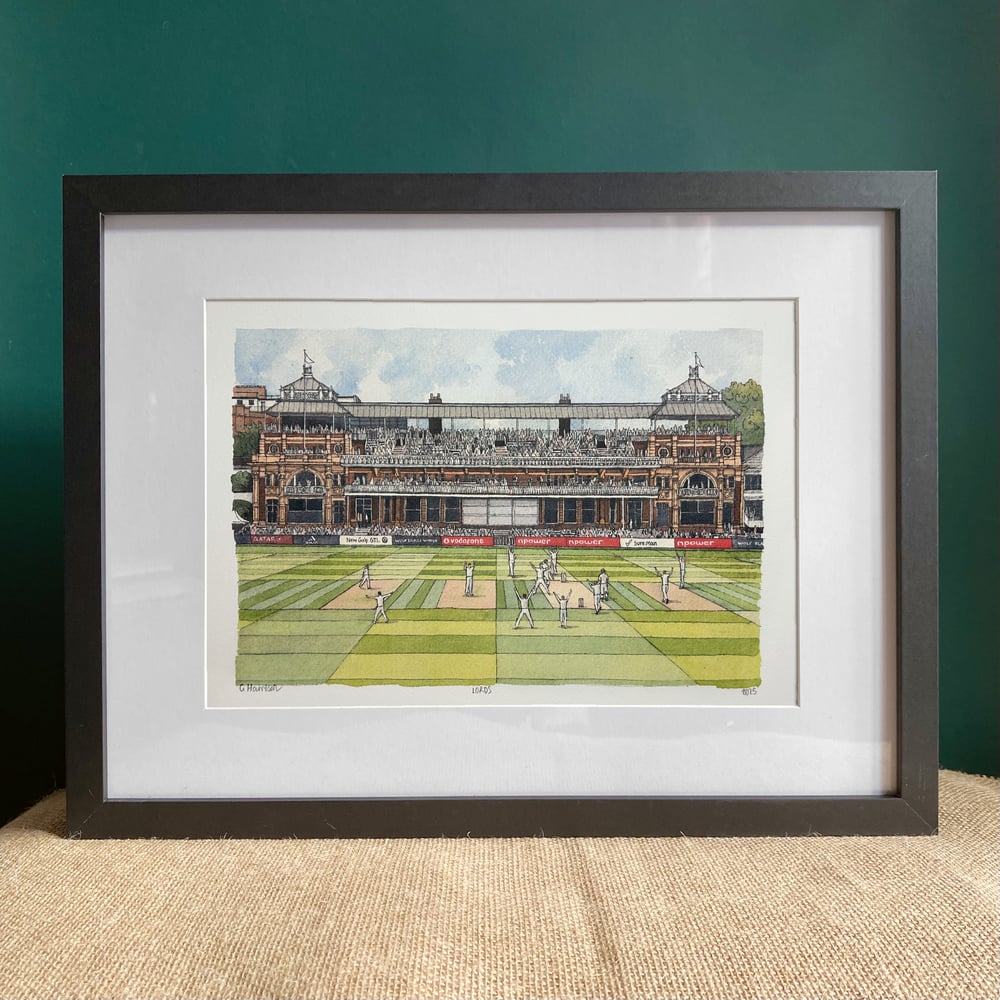 Image of lords cricket ground print