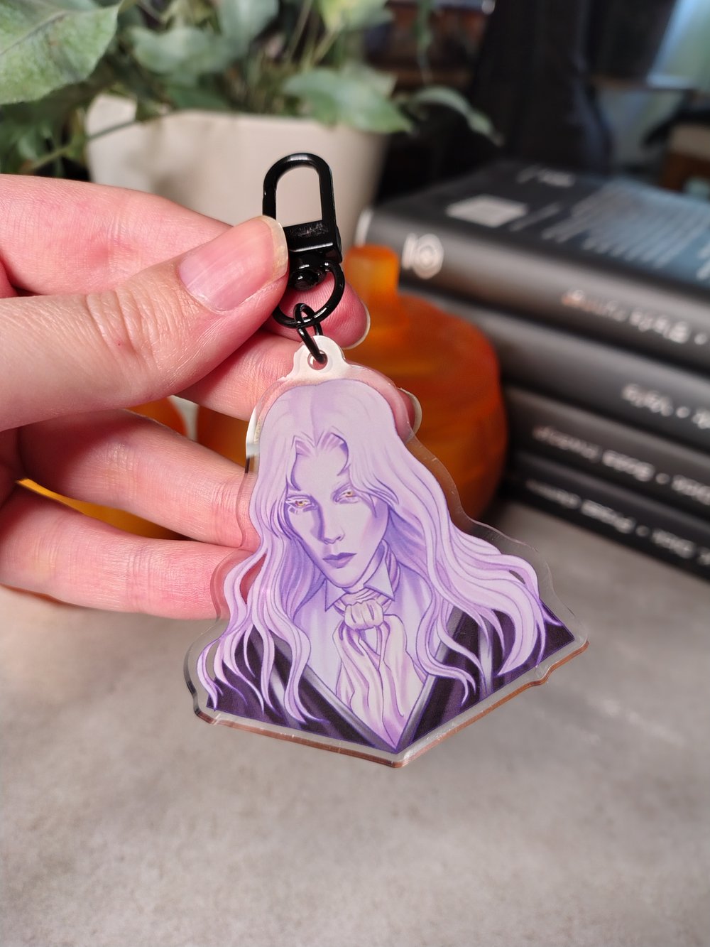 Image of Alucard clear acrylic charm